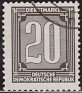 Germany 1956 Numbers 20 DM Black Scott O30